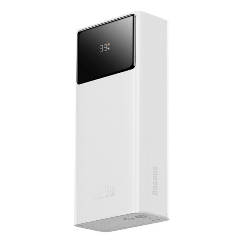 Powerbank Baseus EnerFill FP41 30000mAh 22.5W z kablem Baseus Simple USB-A - USB-C 3A 30cm - biały