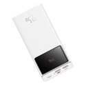 Powerbank Baseus EnerFill FP41 30000mAh 22.5W z kablem Baseus Simple USB-A - USB-C 3A 30cm - biały
