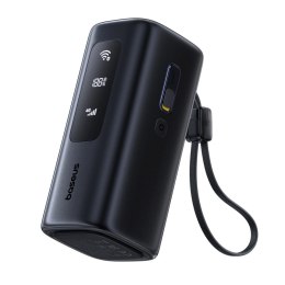 Powerbank Baseus EnerGeek GX11 MiFi 20000mAh 67W z funkcją Wi-Fi - czarny