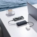 Powerbank Baseus Free2Pull 10000mAh 30W z portem USB-C i rozwijanym kablem USB-C - czarny