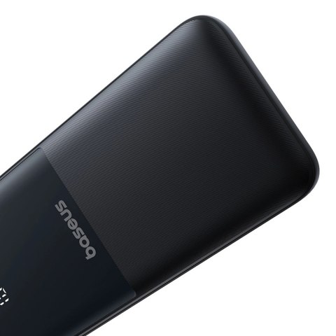 Powerbank Baseus Lipow 10000mAh 22.5W z podwójnym wbudowanym kablem z wyświetlaczem (z dodatkowym czarnym kablem Baseus Simple U