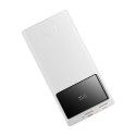 Powerbank Baseus Star-Lord 10000mAh 22,5W z wyświetlaczem cyfrowym i kablem USB-C 3A 30cm - biały