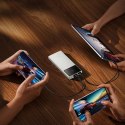 Powerbank Baseus Star-Lord 10000mAh 22,5W z wyświetlaczem cyfrowym i kablem USB-C 3A 30cm - biały