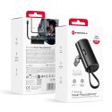 Powerbank Forcell F-Energy Power Plug F5K3 PD 20W 5000 mAh z wbudowanym złączem Lightning czarny