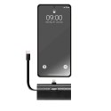 Powerbank Forcell F-Energy Power Plug F5K3 PD 20W 5000 mAh z wbudowanym złączem Lightning czarny