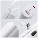 Powerbank Forcell F-Energy Power Plug F5K3 PD 20W 5000 mAh z wbudowanym złączem USB C biały