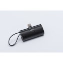 Powerbank Forcell F-Energy Power Plug F5K3 PD 20W 5000 mAh z wbudowanym złączem USB C czarny