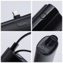 Powerbank Forcell F-Energy Power Plug F5K3 PD 20W 5000 mAh z wbudowanym złączem USB C czarny