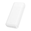 Powerbank Hoco 20000 mAh 2A z czterema wbudowanymi kablami USB A + USB C+ Lightning + Micro USB J163A biały