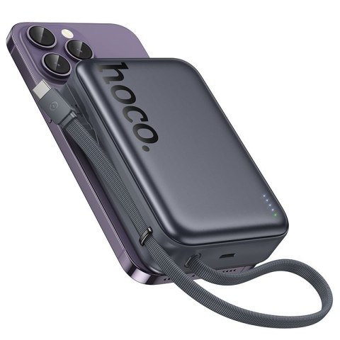 Powerbank Hoco 20000 mAh zgodny z MagSafe QC PD 45W Q44A czarny