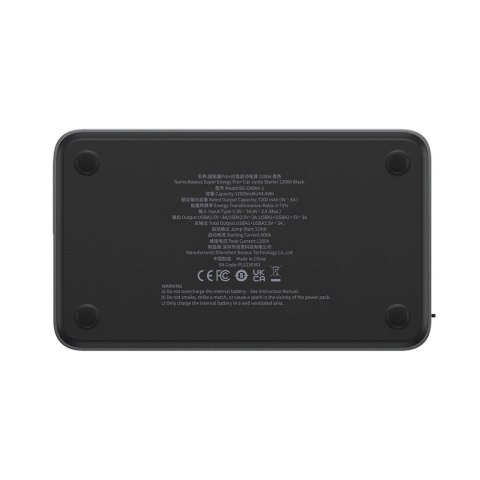Powerbank Jump Starter do samochodu 1200A Baseus Super Energy Pro+ - czarny