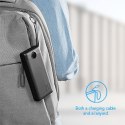 Powerbank Veger C20 (W2047 / W2059) 20000 mAh z wbudowanymi kablami Micro USB / Typ C / Lightning czarny