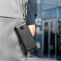 Powerbank Veger C20 (W2047 / W2059) 20000 mAh z wbudowanymi kablami Micro USB / Typ C / Lightning czarny