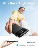 Powerbank Veger Fuerza 10 (W1212B) PD 20W 10000 mAh z wbudowanymi kablami Typ C / Lightning czarny