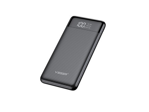 Powerbank Veger L11 (W1087) 10000 mAh czarny
