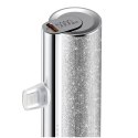 Powerbank Veger PlugOn (W0573) PD QC3.0 2,4A 12W 5000 mAh z wbudowanym złączem USB C srebrny