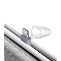 Powerbank Veger PlugOn (W0573) PD QC3.0 2,4A 12W 5000 mAh z wbudowanym złączem USB C srebrny