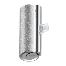 Powerbank Veger PlugOn (W0573P) PD QC3.0 2,4A 12W 5000 mAh z wbudowanym złączem Lightning srebrny