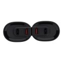 Powerbank Veger (W0587) 2,4A 2 szt 2 x 5000 mAh z podgrzewaczem do rąk czarno srebrny