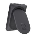 Powerbank zgodny z MagSafe Forcell F-Energy MagStand F10K2 QC3.0 PD 5A 20W 10000 mAh czarny