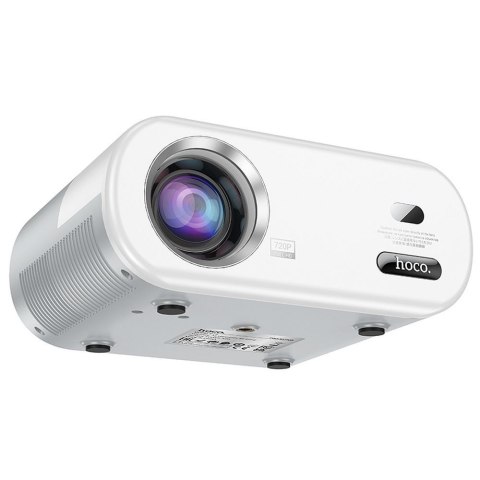 Projektor HD Ready Hoco z systemem Android Wi-Fi Bluetooth 720P DT2 biały