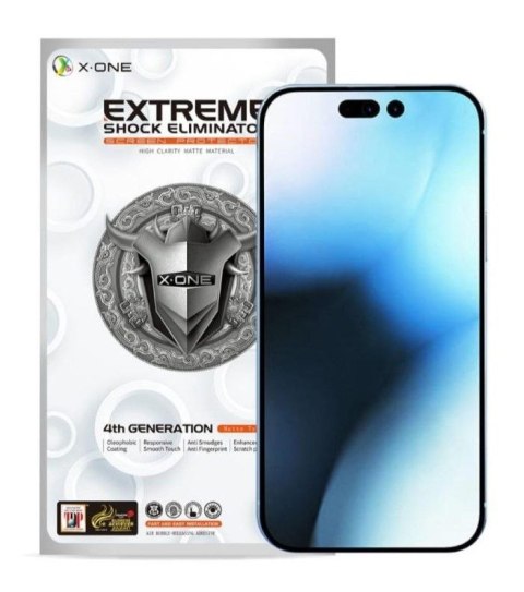 Protektor LCD do iPhone 15 PRO X-One Extreme Shock Eliminator 4th gen.