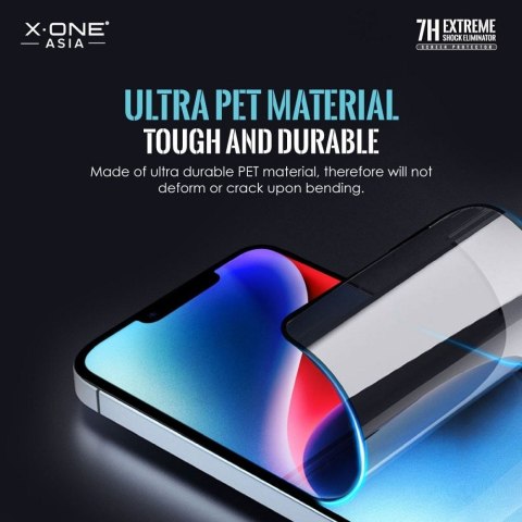Protektor do iPhone 14 PRO / 15 LCD X-One Extreme Shock Eliminator 4th gen.