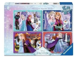 Puzzle 2D 4x100 Kraina Lodu