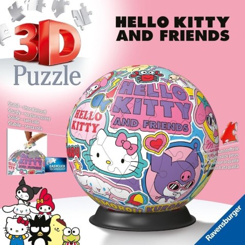 Puzzle 3D: Hello Kitty Kula 72el
