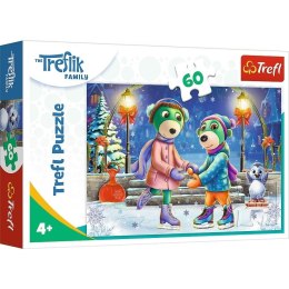 Puzzle 60 Zima u Treflików TREFL