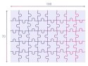 Puzzle podłogowe 40-elementów Kraina Lodu 100x70 ZA5426