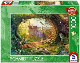 Puzzle PQ 1000 Bajkowy zamek i magiczny las