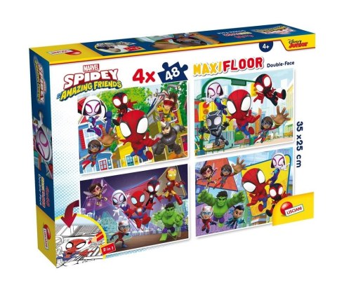 Puzzle podłogowe Spidey 4x48