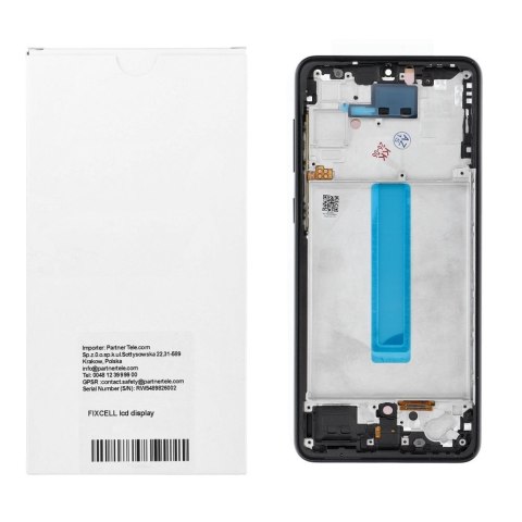 REWA wyświetlacz LCD do SAMSUNG A33 5G OLED czarny z ramka