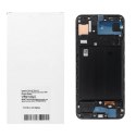 REWA wyświetlacz LCD do SAMSUNG A50 OLED czarny z ramka
