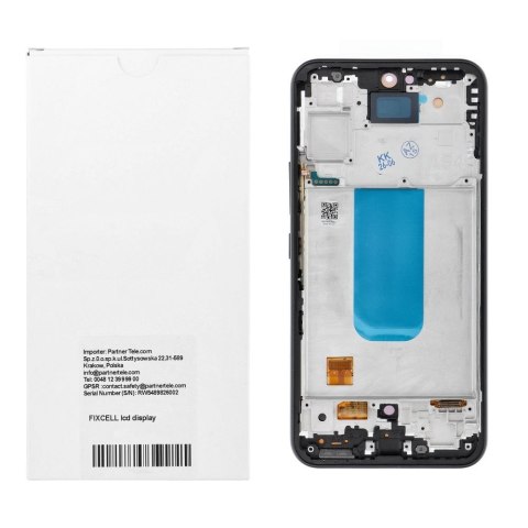 REWA wyświetlacz LCD do SAMSUNG A54 5G OLED czarny z ramka
