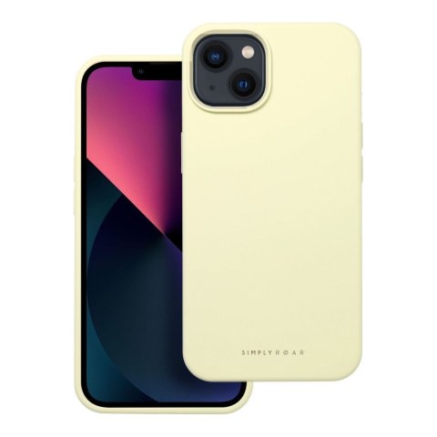 ROAR futerał CLOUD SKIN do IPHONE 13 Jasnożółty