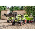 FALK Traktor na Pedały Claas Axos 330 z Koparką i Przyczepą 3-7 lat