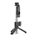 Selfie stick Hoco tripod z pilotem bezprzewodowym K17 czarny
