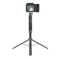 Selfie stick Hoco tripod z pilotem bezprzewodowym K22 czarny
