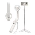 Selfie stick Spigen S571W MagSafe Bluetooth z tripodem - beżowy