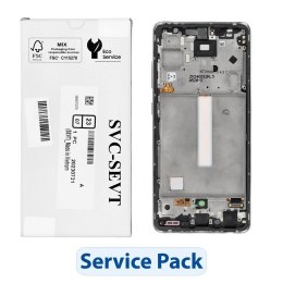 ServicePack Wyświetlacz LCD SAMSUNG A52S 5G A528B GH82-26861D White