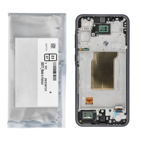 ServicePack Wyświetlacz LCD do SAMSUNG A35 5G A356B GH82-34221A czarny / granatowy