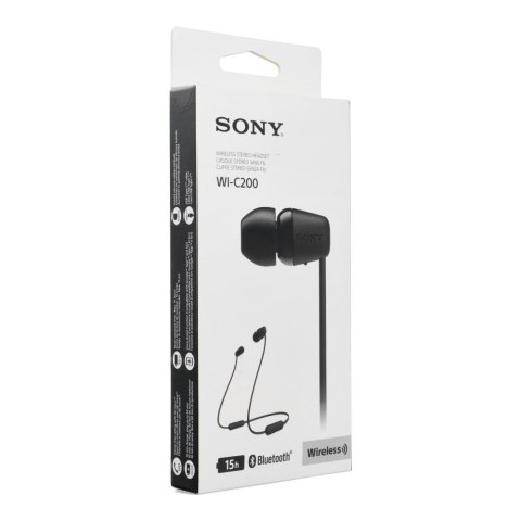 Słuchawki bezprzewodowe douszne SONY WI-C200 czarne