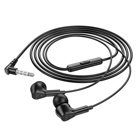 Słuchawki przewodowe douszne Jack 3,5 mm Hoco M102 czarne