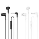 Słuchawki przewodowe douszne Jack 3,5 mm Hoco M102 czarne
