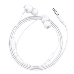 Słuchawki przewodowe douszne Jack 3,5 mm Hoco M60 białe