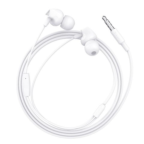 Słuchawki przewodowe douszne Jack 3,5 mm Hoco M60 białe