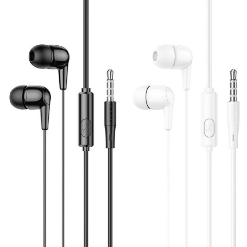 Słuchawki przewodowe douszne Jack 3,5 mm Hoco M97 białe