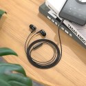 Słuchawki przewodowe douszne USB C Hoco M97 czarne